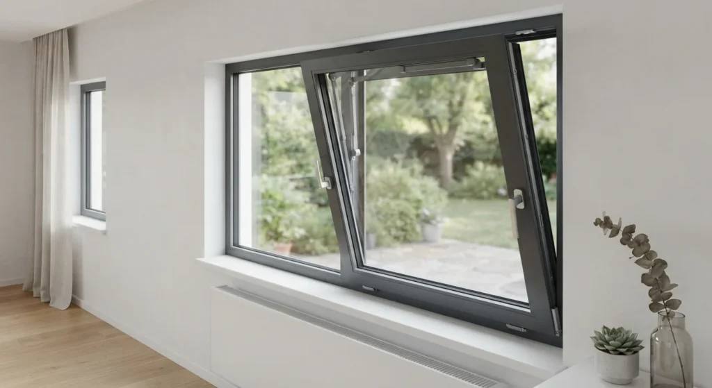 Aluminium turn and tilt windows