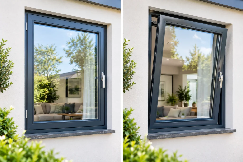 Aluminium Tilt & Turn Windows